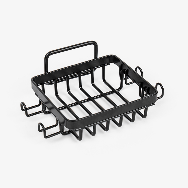 Tempat Sabun Batangan Stainless Steel Hitam untuk Mandi