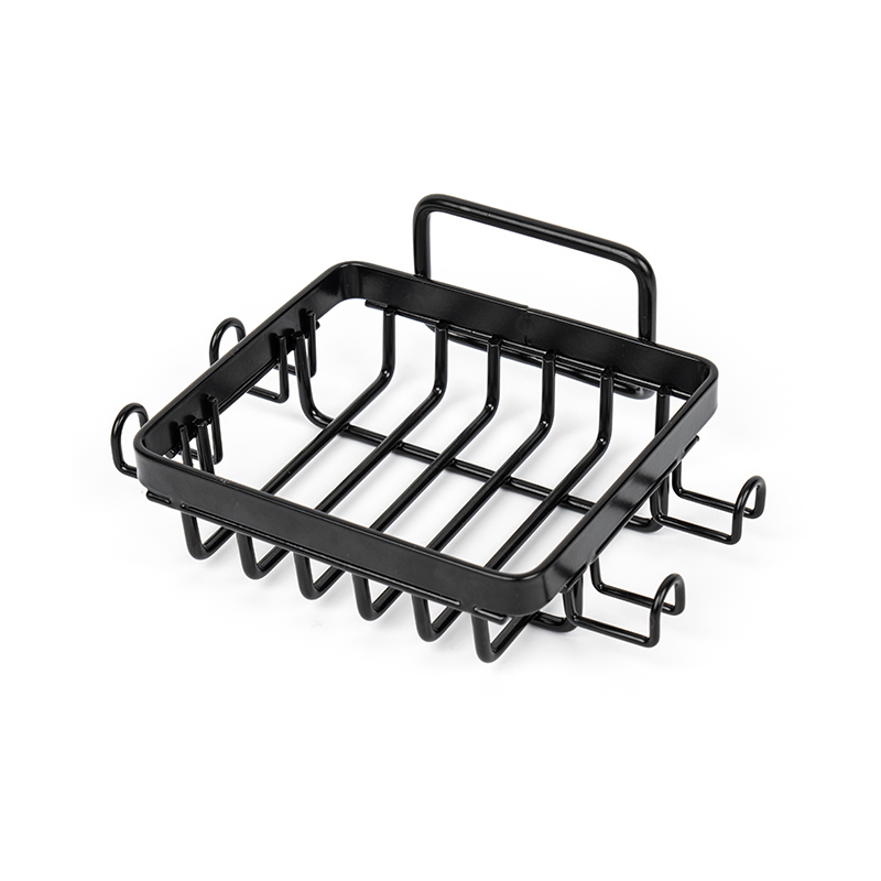 Tempat Sabun Batangan Stainless Steel Hitam untuk Mandi