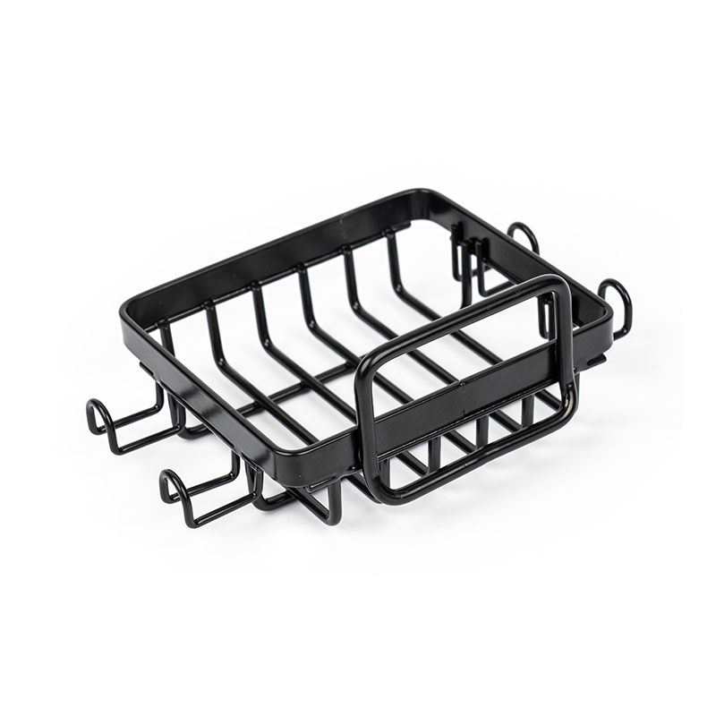 Tempat Sabun Batangan Stainless Steel Hitam untuk Mandi