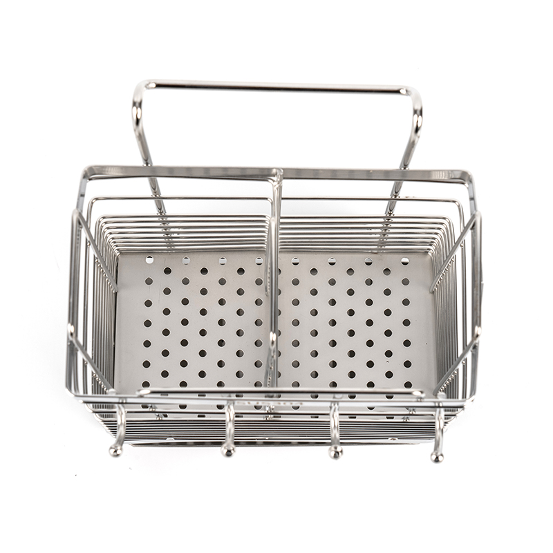 304 Tempat Sumpit Peralatan Dapur Stainless Steel Pengeringan