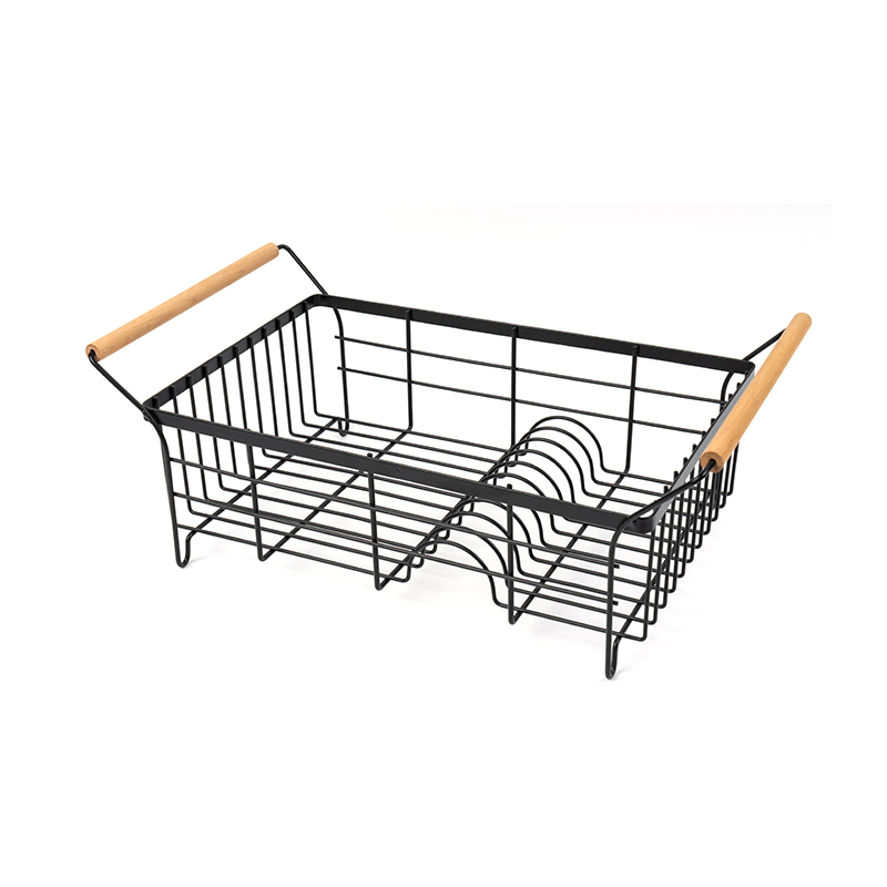 Rak Pengering Piring Stainless Steel dengan Tempat Peralatan Makan & Papan Pembuangan