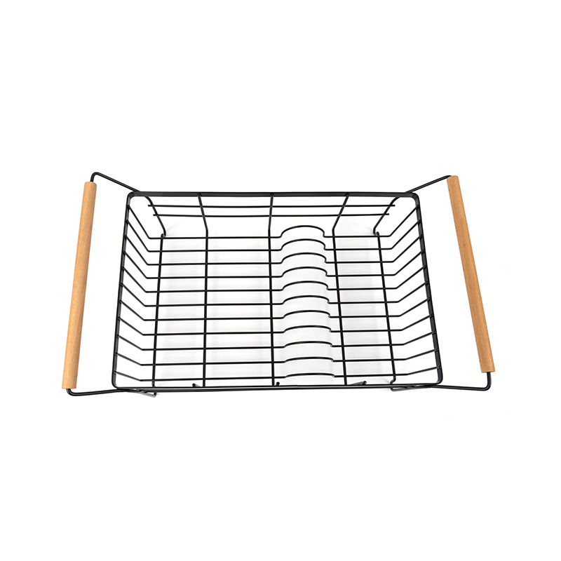 Rak Pengering Piring Stainless Steel dengan Tempat Peralatan Makan & Papan Pembuangan