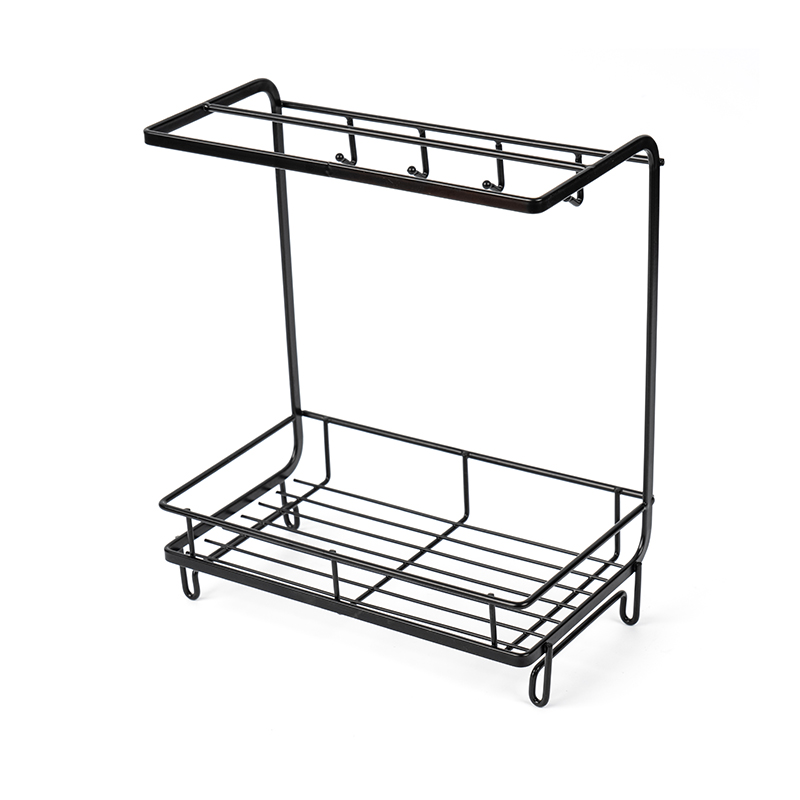 Caddy Wastafel Dapur dengan Tempat Spons & Kain Piring