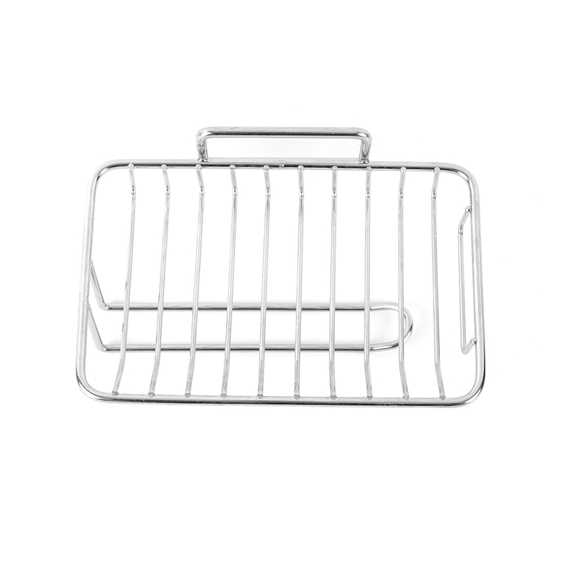 Tempat Sabun Keramik dengan Drainase Mandiri & Dudukan Baja Tahan Karat