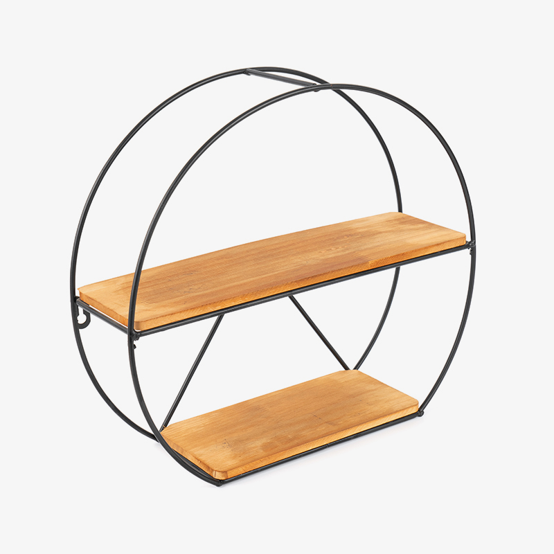 Rak Dinding Emas dan Keranjang Penyimpanan Gantung untuk Dapur