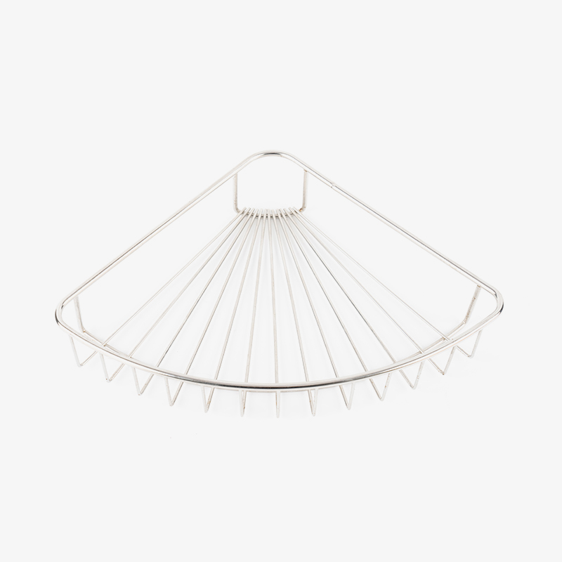 Caddy Shower Pemasangan di Dinding Stainless Steel dengan Kait