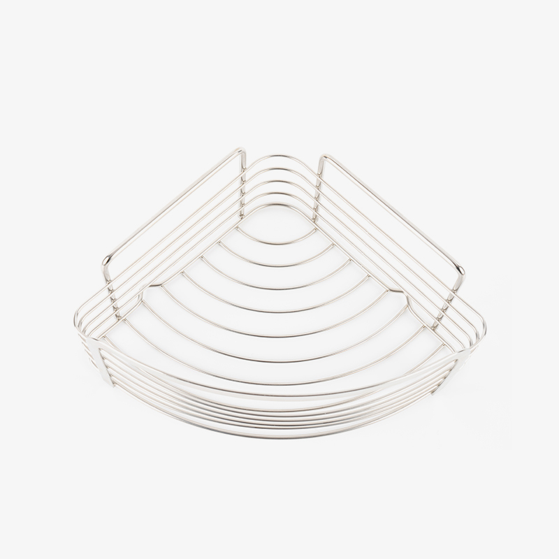 Corner Shower Caddy Dipasang di Dinding dengan Perekat