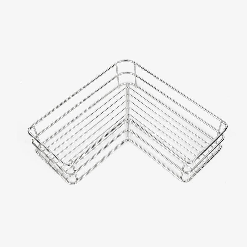 SUS304 Stainless Steel Corner Shower Caddy dengan Perekat